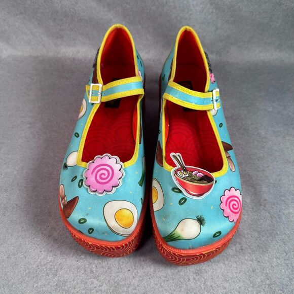 Hot Chocolate Design Shoes - Hot Chocolate Design Chocolaticas Ramen Mary Jane Platform Shoes Size 9